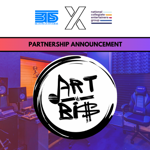 Announcing the Exciting Partnership of NCEG and Blue Trax for the #ArtvsBiz Event Series!